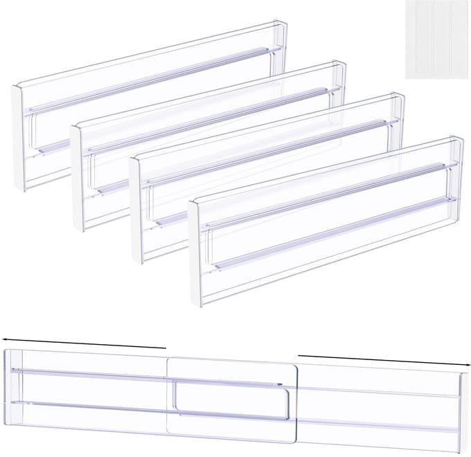 Solidchoice - Verstelbare Plastic Ladeverdeler voor Keuken en Makeup