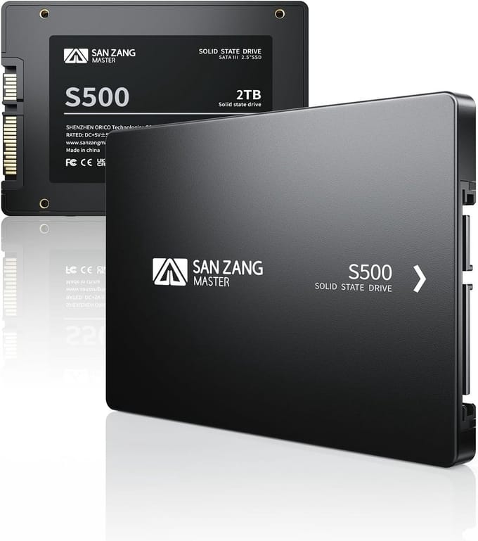 2TB Interne SSD 2,5 inch SATA III - Snelle Opslag voor Laptop en Desktop PC