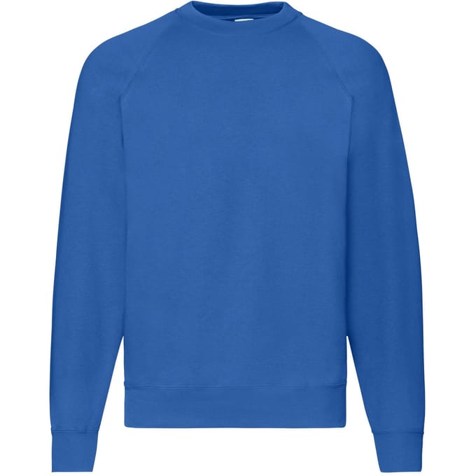 Fruit of the Loom Heren Klassiek Raglan Sweatshirt (Koningsblauw)