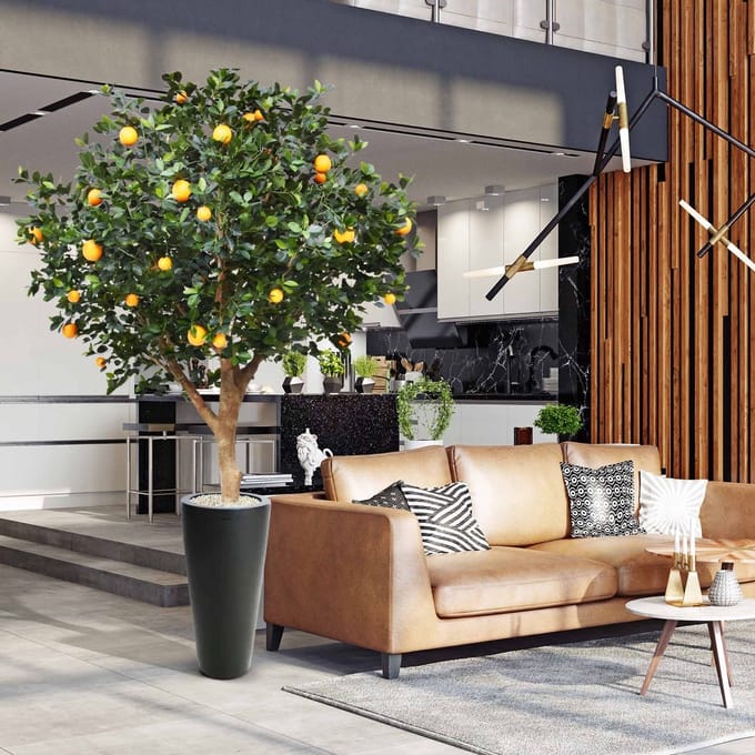 Sinaasappel deluxe Giant kunstboom 275cm