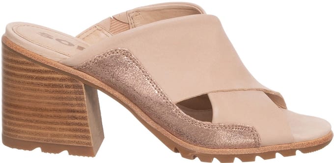 Sorel Nadia Mule natuurlijk bruin natuurlijk leer - 36