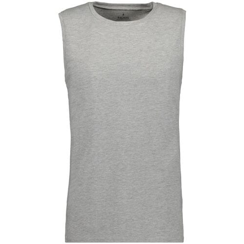 Ragman Ondermode Athletic Jersey Shirt Round Neck Grijs Melange / male