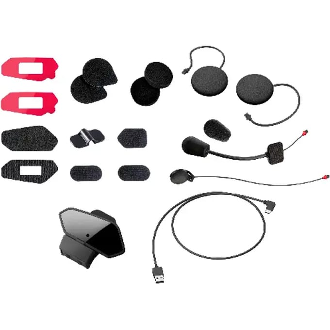Montagekit + microfoons + oortelefoon Sena H. Kardon