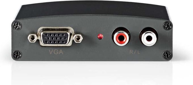 Nedis VGA + Tulp 2RCA naar HDMI converter met HDCP / zwart