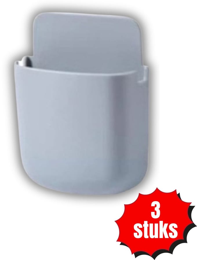 Afstandsbediening Houder- AB Houder - Remote Controll Holder - 3 x 9 x 11,5 cm - Set van 3 stuks