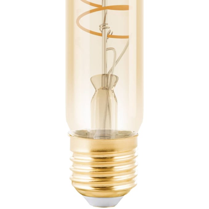 Eglo Ledfilamentlamp T30 Spiral - Amber - D3cm - Dimbaar - Warm Wit - E27 - 4w