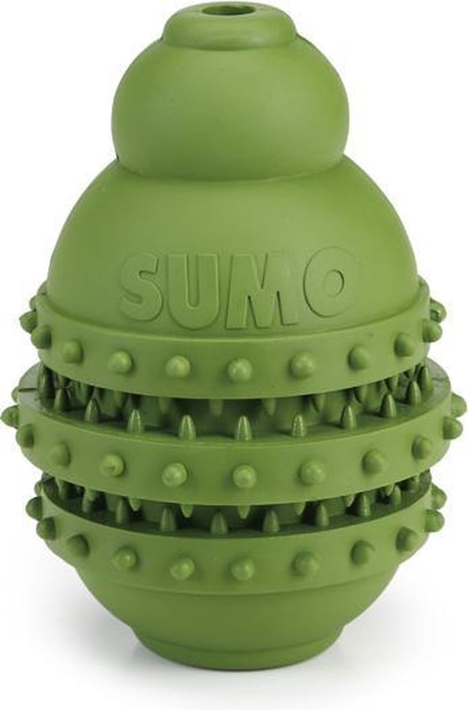 Beeztees Sumo Play Dental - Hondenspeelgoed - Rubber - Groen - M