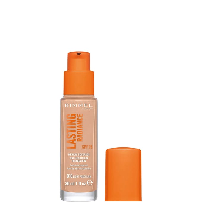 Rimmel Lasting Radiance Foundation SPF 25 010 L Porcelain 30 ml