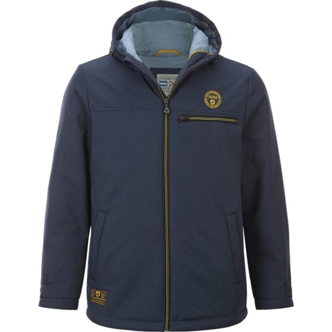 Jan Vanderstorm herren Jack - 56 - donkerblauw - Plus Size