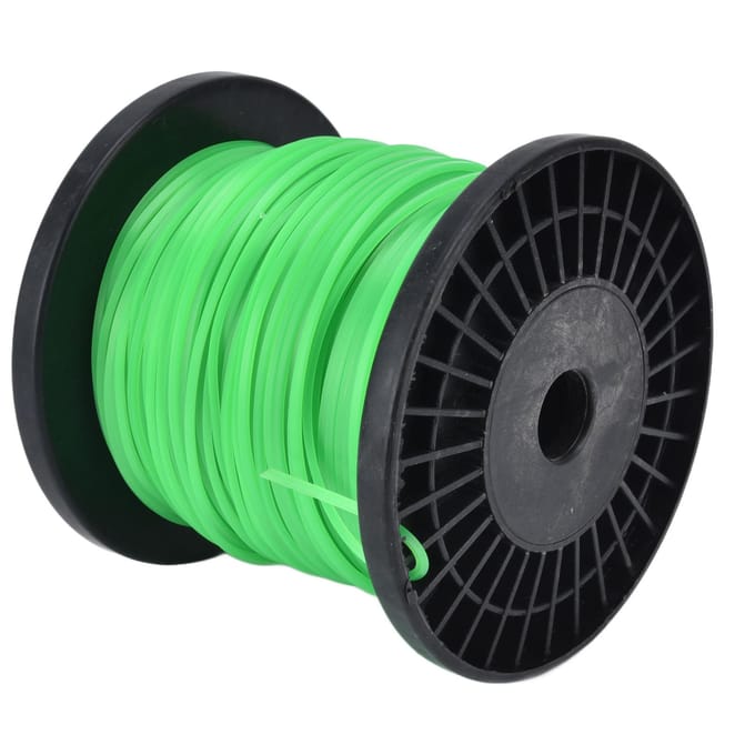 Draad voor bosmaaier Draad voor bosmaaier 2,0 mm Trimmerdraad voor bosmaaier Grastrimmer Groen 100m/328.1ft