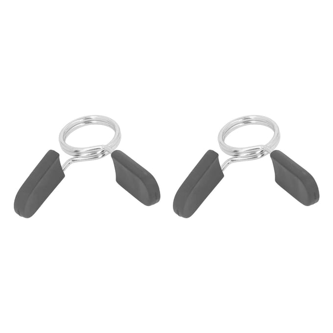2 STUKS Veerclip Kragen 30mm Dumbbell Veervergrendeling met Handvat Comfortabele Grip Eenvoudig Gebruik white