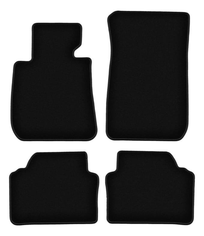 BASIC zwarte veloursmatten voor: BMW 3 E90 sedan (2004-2011)