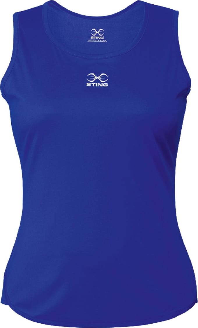 STING Boks T-shirt wedstrijd | dames | Rood (Maat: XS)