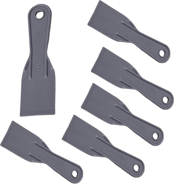 6 Kunststof Spatels Set - Flexibele Krabbers voor 3D-Printer & Hars - Krasvrij & Compact