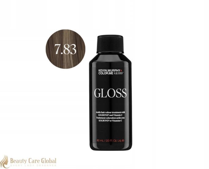 Kevin Murphy, GLOSS, Semi-Permanente Haarkleur, 7.83 Medium Blond Violet Goud, 60 ml
