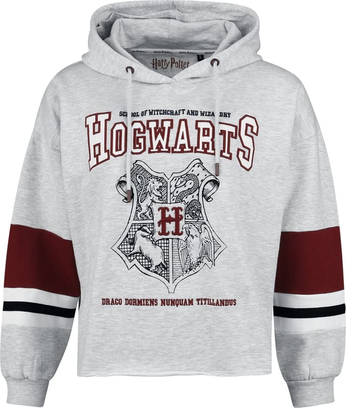 Harry Potter Sweatshirts - Hogwarts Crest - S tot XXL - voor Vrouwen - grijs