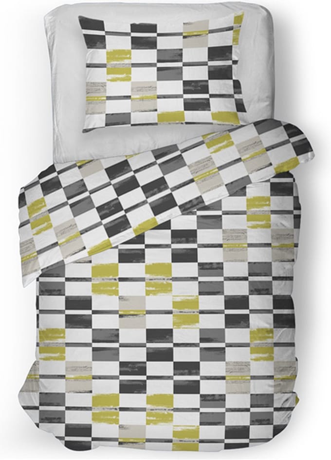 Snoozing Bibi Dekbedovertrek - Eenpersoons - 140x200/220 cm - Antracite