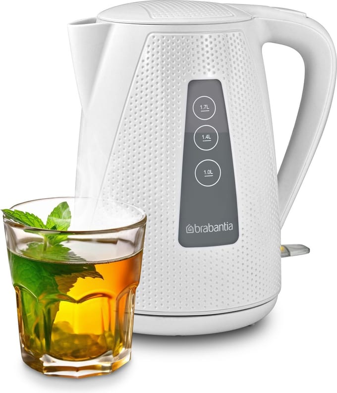 Brabantia BBEK1013KWH Waterkoker - Elektrisch - 1,7 liter - 2150 Watt - Wit