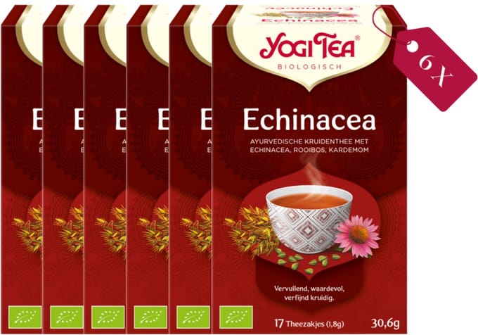 Yogi Tea Echinacea - tray: 6 stuks