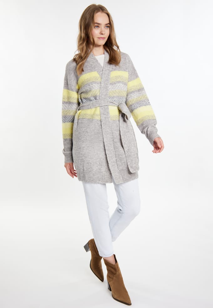 IZIA Vest Dames Grijs Veelkleurig