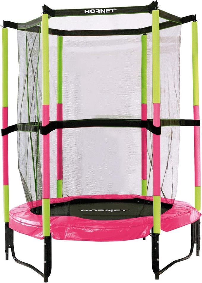 Kindertrampoline met Veiligheidsnet, 140 cm Diameter, voor Buiten