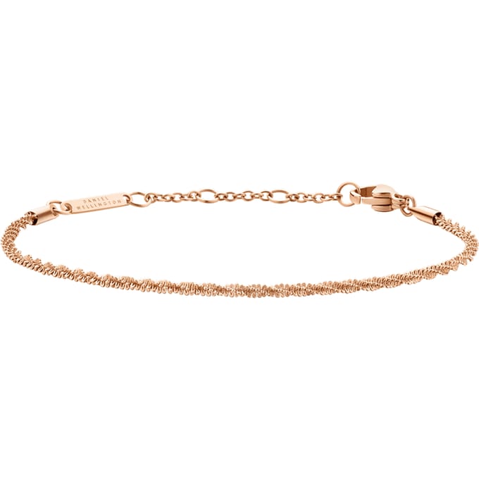 Daniel Wellington DW Staple Twisted 155-185 mm Rose Gold