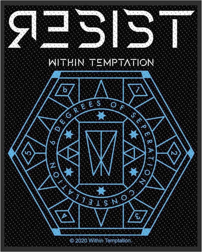 Within Temptation - Resist Hexagon Patch - Multicolours