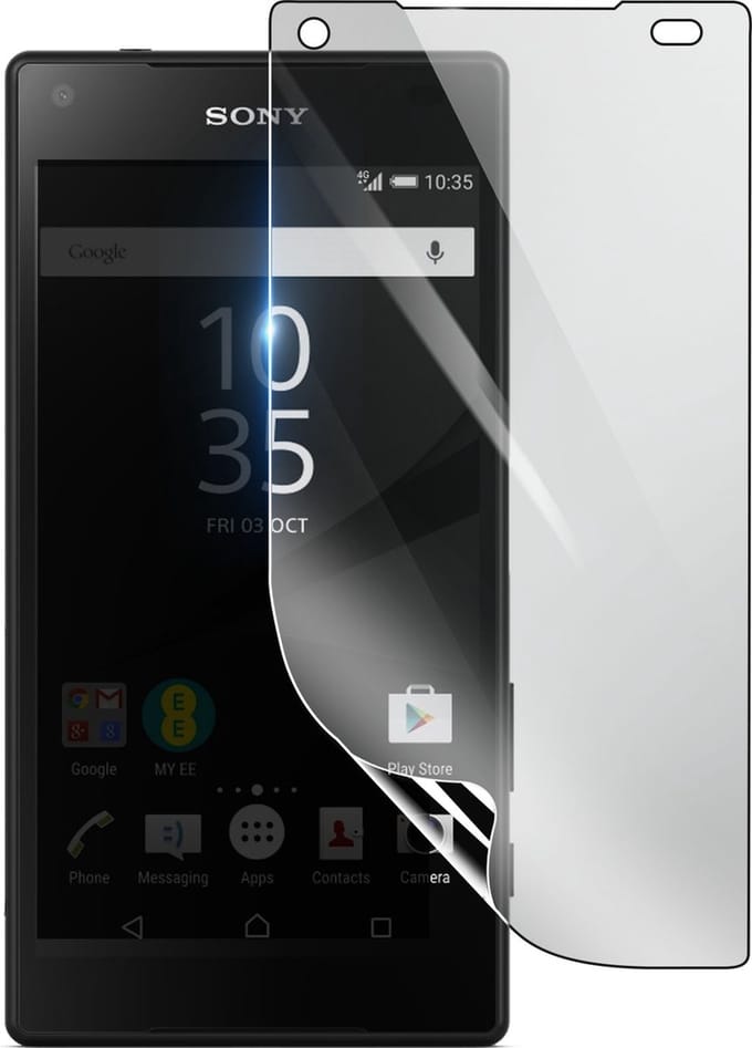3mk, Geschikt voor Sony Xperia Z5 Compact, Schokbestendige Hydrogel Screenprotector, Transparant