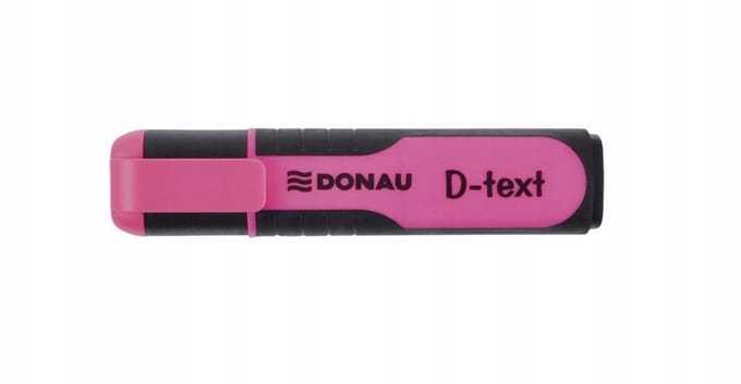 Donau D-Text Fluorescerende Markeerstift - Roze