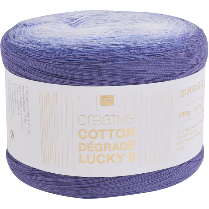 Rico Design Creative Cotton Dégradé Lucky 8 - Kleur 023
