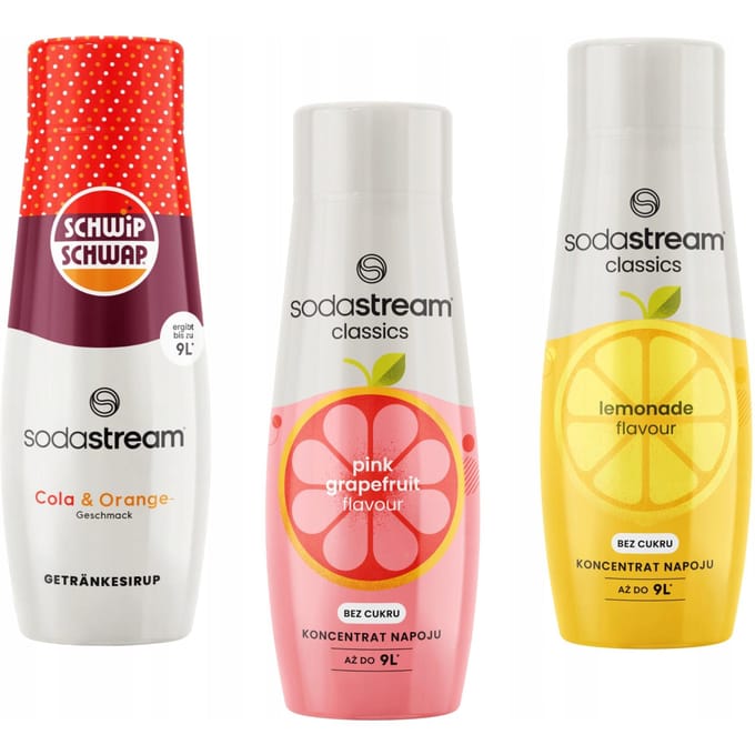 Sodastream Schwip Schwap GrapeFruit Lemonade - Concentraten Set - Citrus - Bubbels