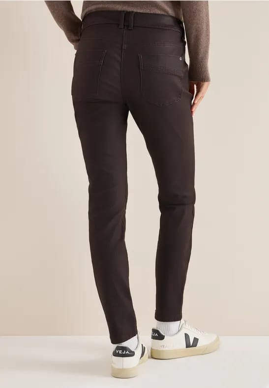 Broek in lederlook