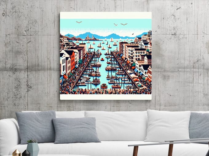 Kunstprint | Wanddecoratie | Dibond | 100 × 100 cm