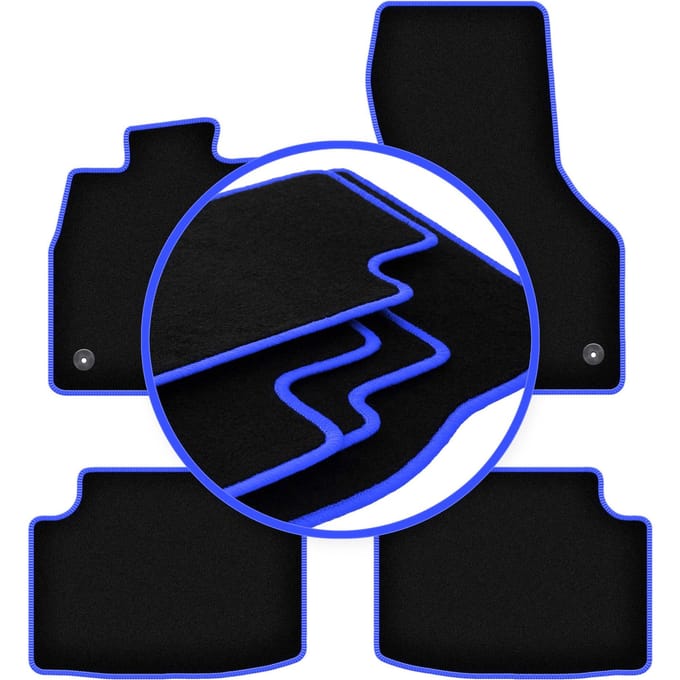 CARLUX-BLUE automatten voor: Volkswagen Golf Sportsvan minivan (2014-)