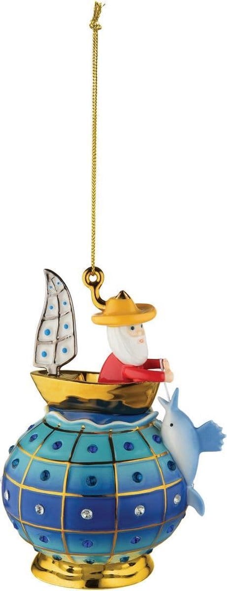 Alessi kerstbal Faberjori Il Vecchio e il Mare