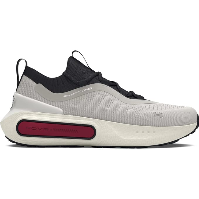 Under Armour HOVR Phantom 4 White Clay Black Heren Sneakers Grijs 3027593-301 42.5 gray