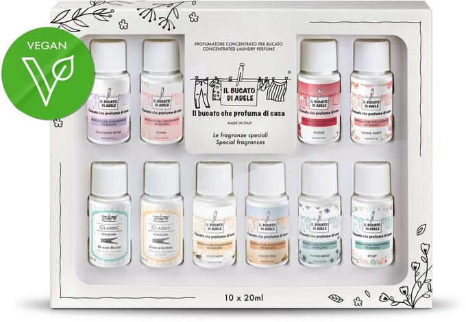 Il Bucato di Adele Wasparfum - Italiaanse Was Parfum - Cadeauset Speciaal 10x20ml