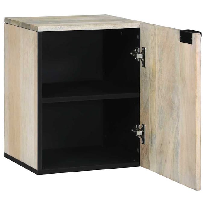 vidaXL - Wastafel - kabinet - voor - de - badkamer - Wit - 38 - x - 33 - x - 48 - cm
