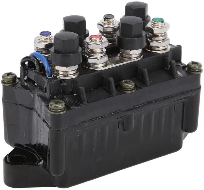 Allecto - Winch Solenoid voor ATV 12 Volt - Vervangende Magnetische Schakelaar