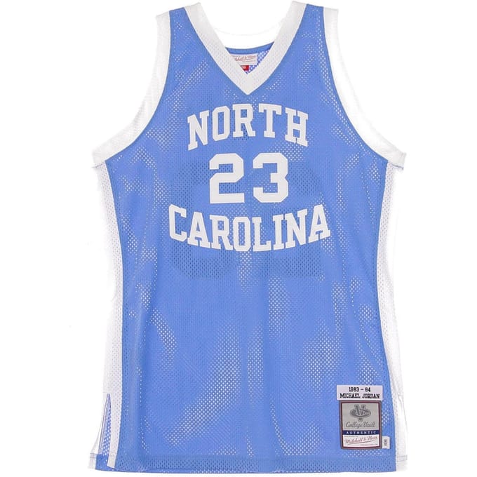 Basketbaltanktop voor heren Ncaa Authentic Jersey nr. 23 Michael Jordan Unchee Home