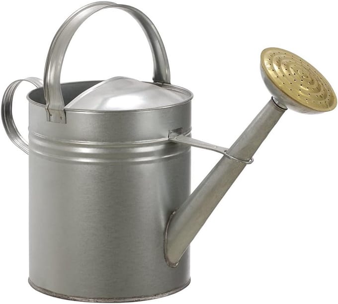 Nostalgische metalen gieter met lange levensduur, 9 liter