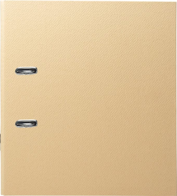 Exacompta 10x Ordner Prem'Touch OfficeByMe rug 80mm - Beige - 53602E