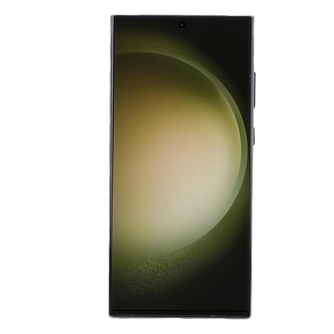 Remplacement d'écran pour Galaxy S23 Ultra 5G Écran LCD Écran tactile Numériseur Assemblage avec cadre et outils de réparation vert