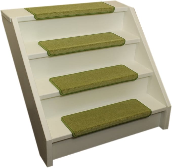 Elite Trapmatten - 15 stuks - Elite-Soft Lime Groen - 56x17x3,5 - Rechthoekig - zelfklevend