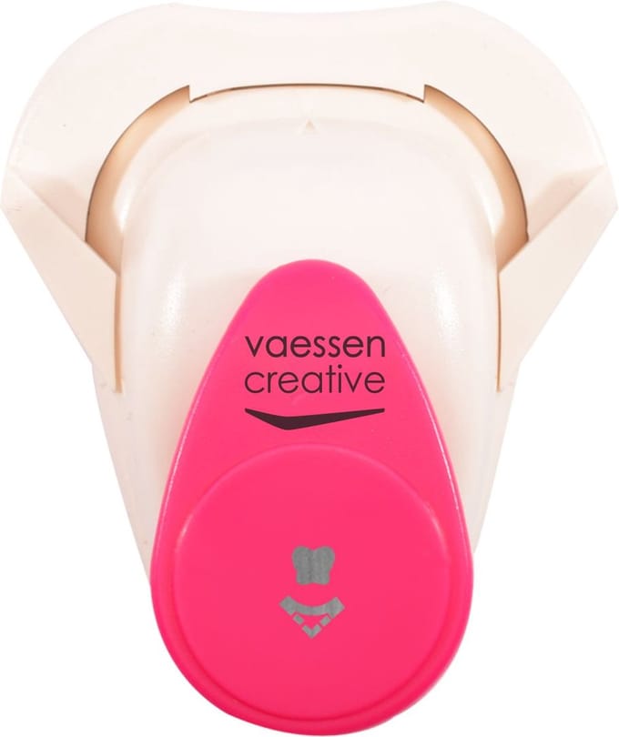 Vaessen Creative Hoekpons - Figuurpons - Vlinder - 7,2 x 5 mm
