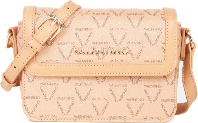 VALENTINO Schoudertas Lady Re Flap Bag Beige / Multicolor Abrikoos