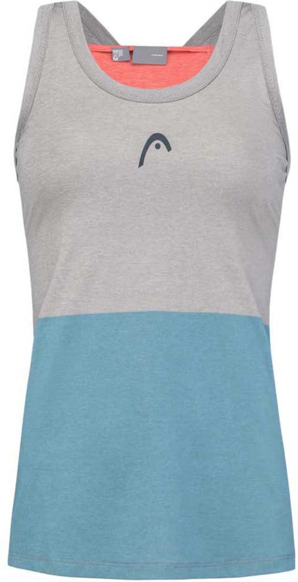 Head - Tanktop - Grijs/Blauw/Roze - Maat M