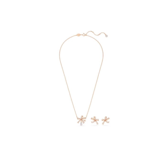 Swarovski Hyperbola Tendance Mode Collier Nœud Collier Femme 5661680 Box (Random Color) white