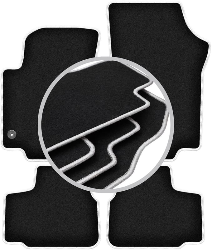 CARLUX-SILVER automatten voor: Volkswagen Up! achterklep (2011-)