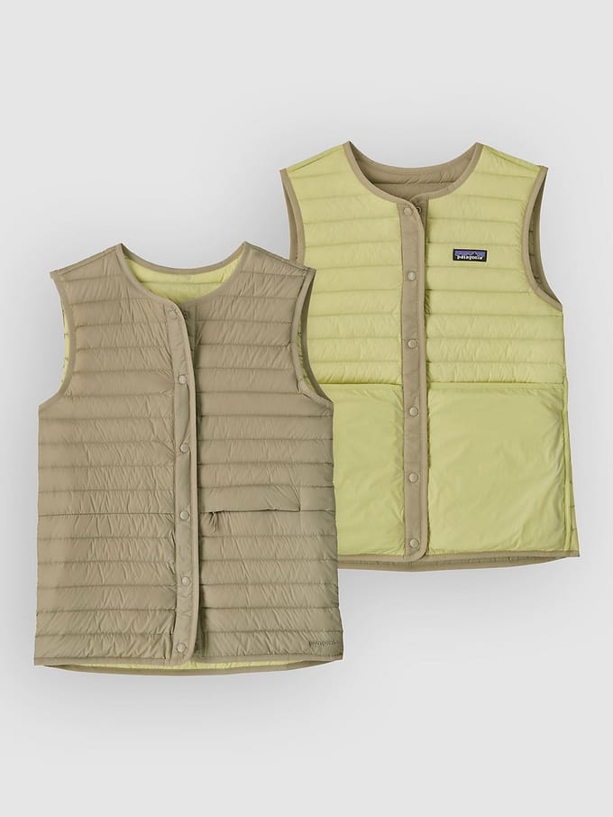 Patagonia Lw Reversible Down Vest Vest grijs
